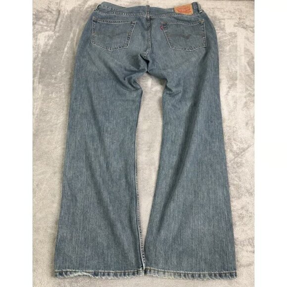 Levi's 559 Relaxed Straight Jeans Men's Size 36x34 Blue - Picture 2 of 5